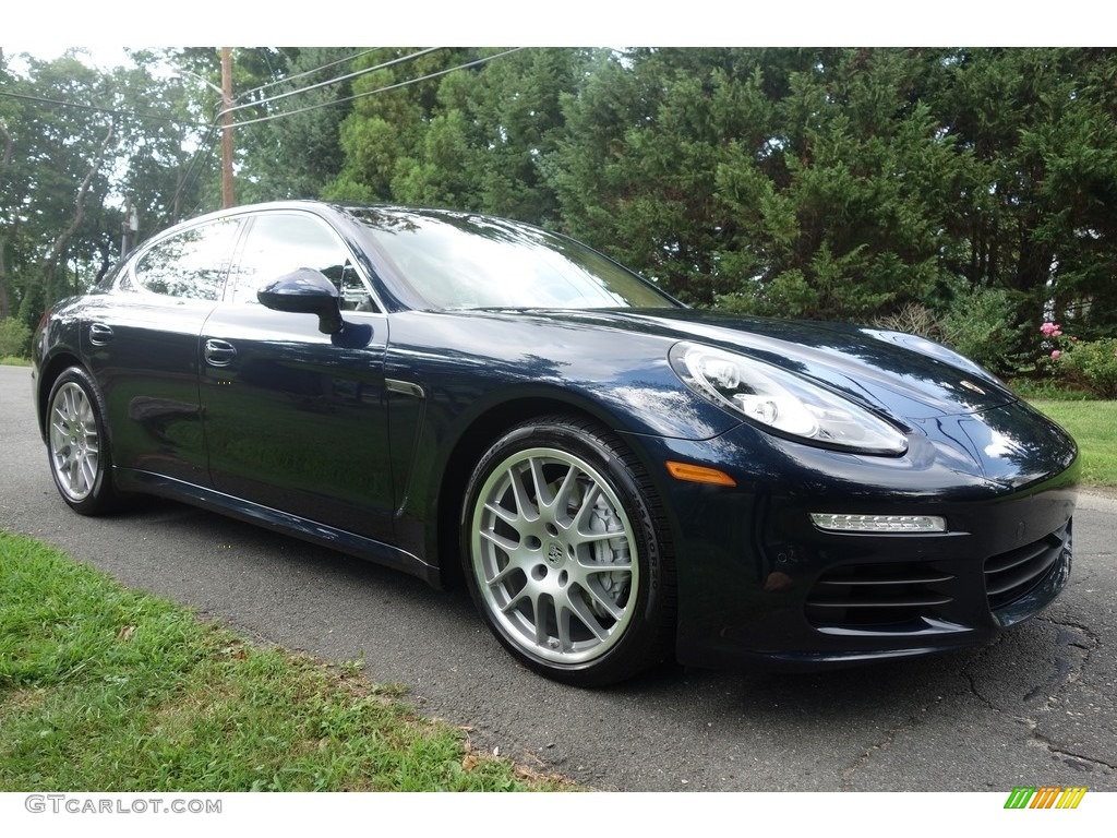 2014 Panamera S - Dark Blue Metallic / Luxor Beige photo #8