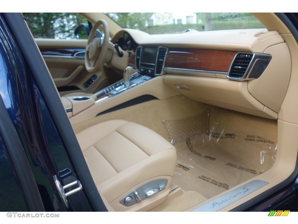 2014 Panamera S - Dark Blue Metallic / Luxor Beige photo #15