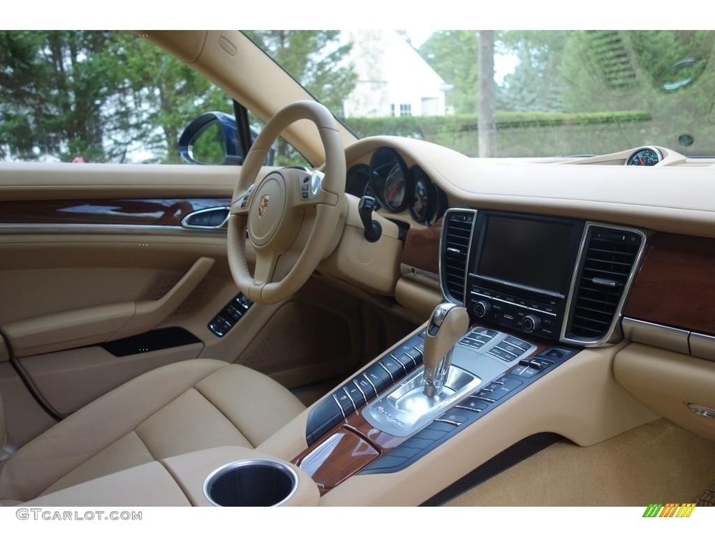 2014 Panamera S - Dark Blue Metallic / Luxor Beige photo #17