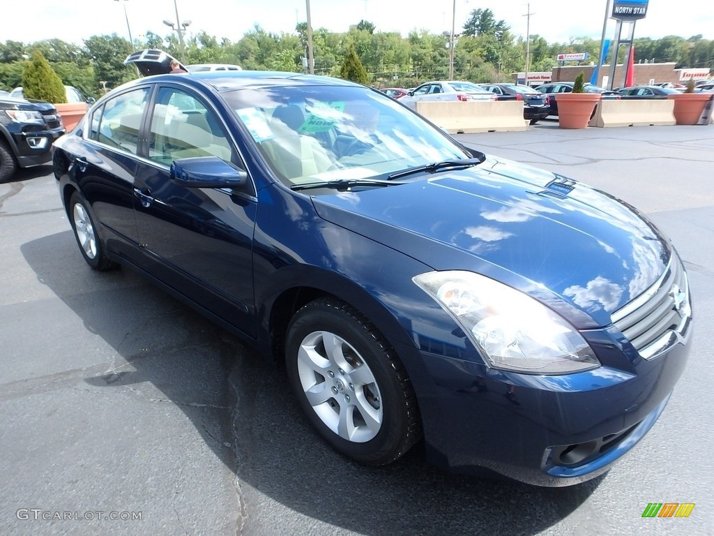 2007 Altima 2.5 S - Majestic Blue Metallic / Blond photo #10