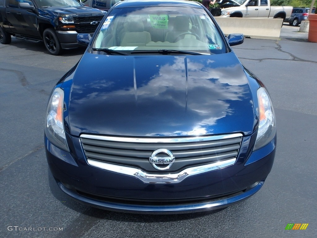 2007 Altima 2.5 S - Majestic Blue Metallic / Blond photo #12