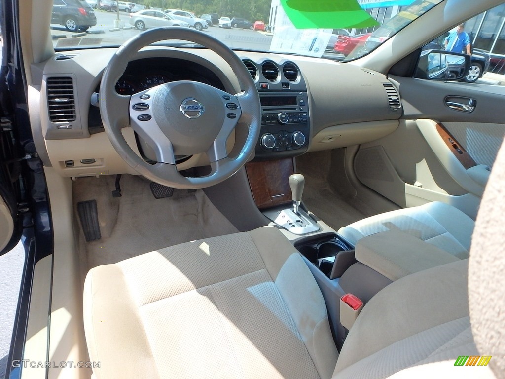 2007 Altima 2.5 S - Majestic Blue Metallic / Blond photo #21