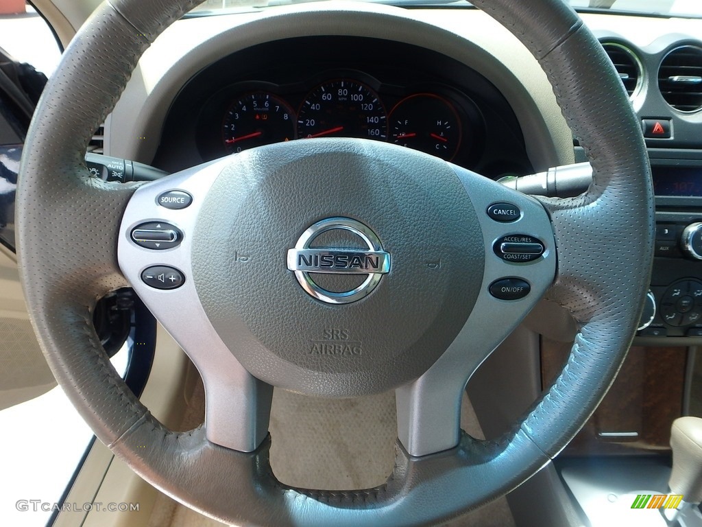 2007 Altima 2.5 S - Majestic Blue Metallic / Blond photo #27