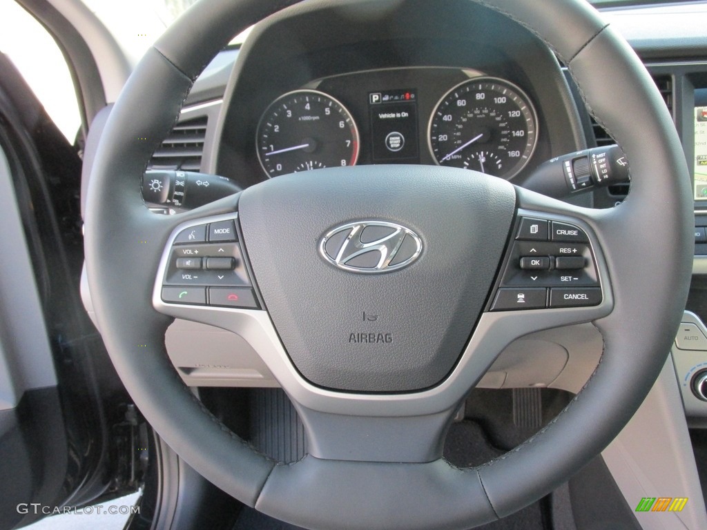 2017 Elantra Limited - Black / Gray photo #32
