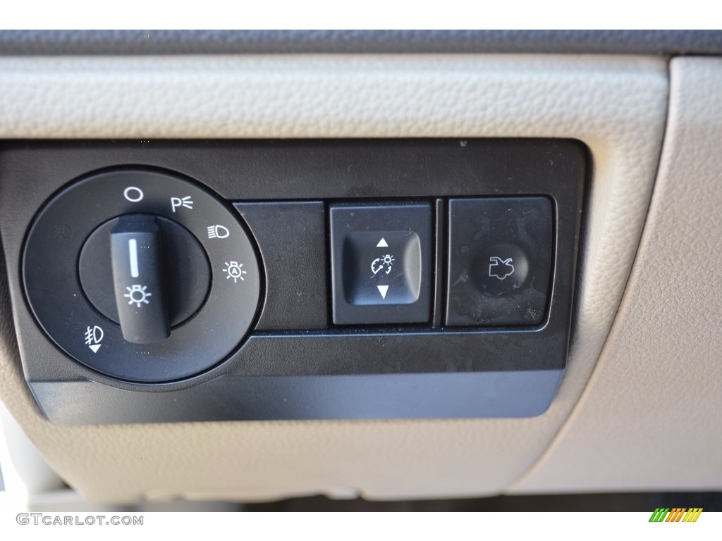 2012 Fusion SEL V6 - Steel Blue Metallic / Camel photo #12