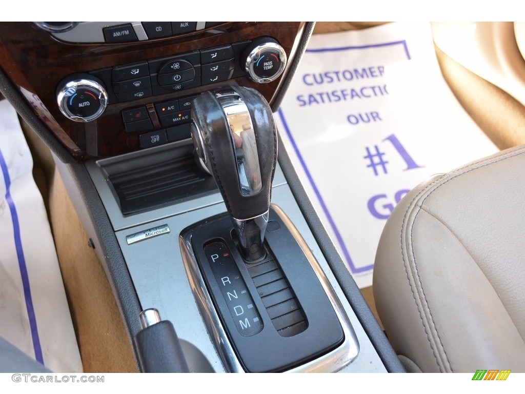 2012 Fusion SEL V6 - Steel Blue Metallic / Camel photo #32