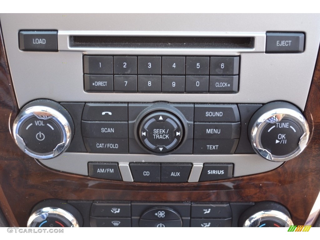 2012 Fusion SEL V6 - Steel Blue Metallic / Camel photo #35