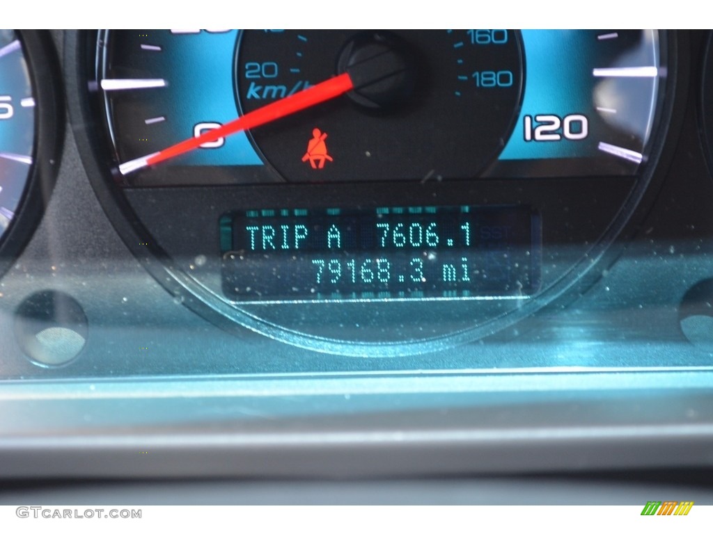 2012 Fusion SEL V6 - Steel Blue Metallic / Camel photo #46