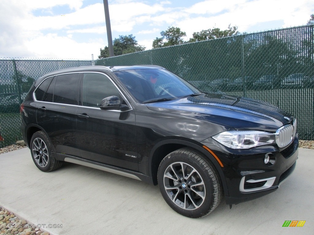 2016 X5 xDrive35i - Carbon Black Metallic / Black photo #1