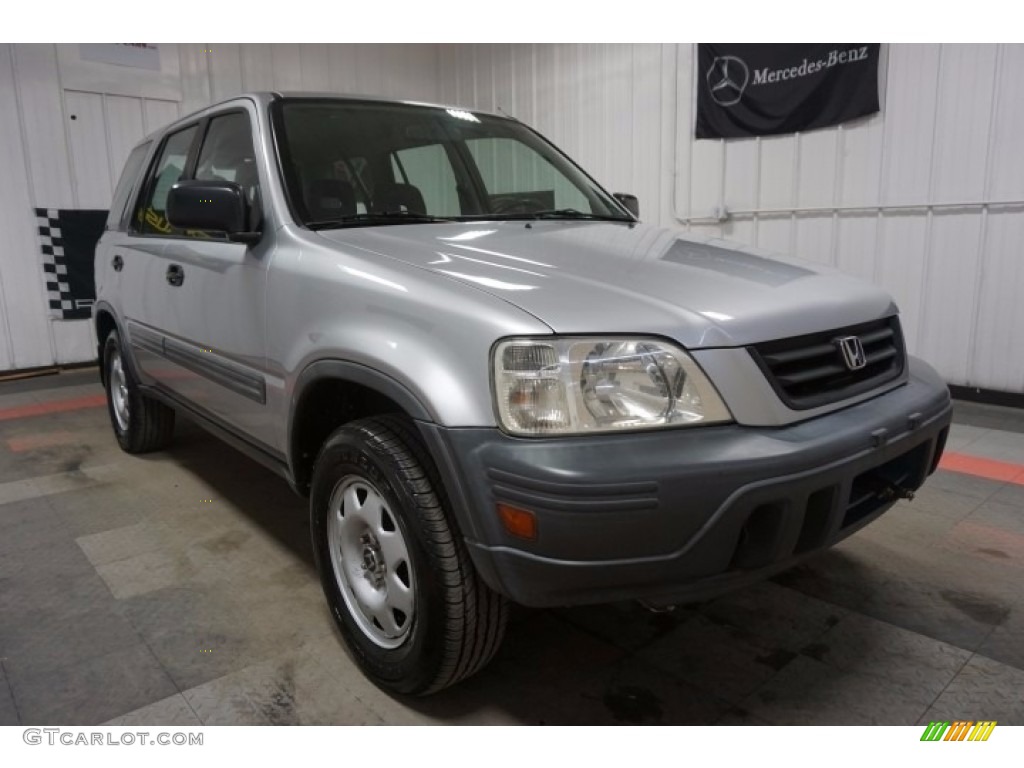 2001 CR-V LX - Satin Silver Metallic / Dark Gray photo #5