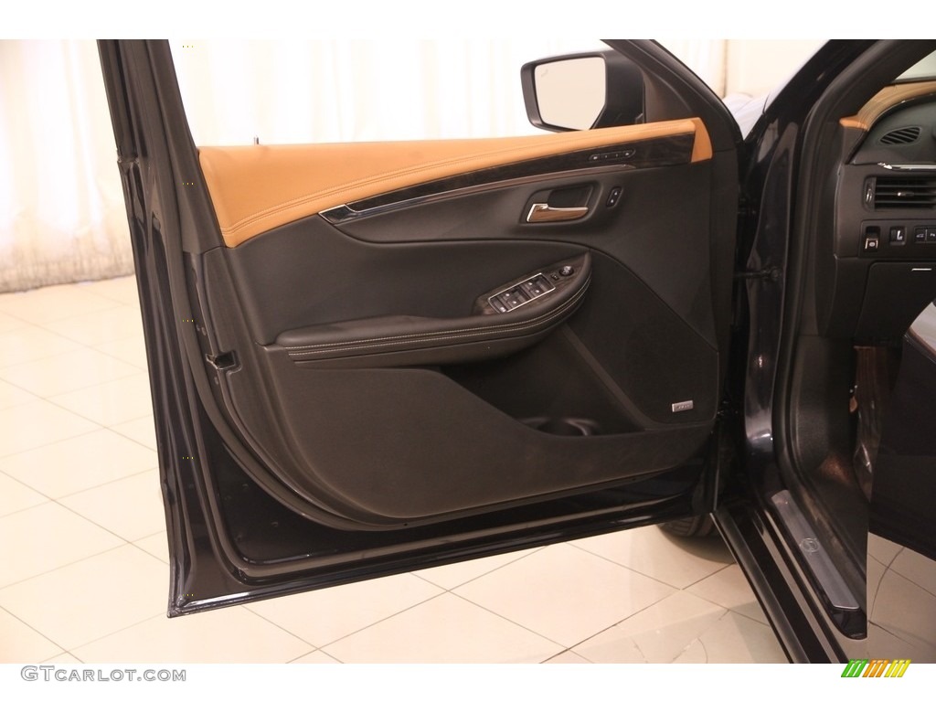 2014 Chevrolet Impala LTZ Jet Black/Mojave Door Panel Photo #115233439