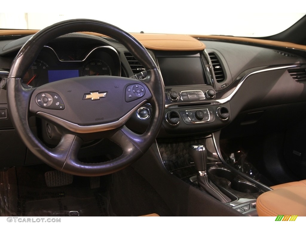 2014 Chevrolet Impala LTZ Jet Black/Mojave Dashboard Photo #115233514