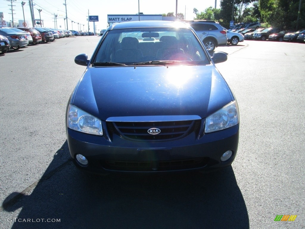 2005 Spectra EX Sedan - Imperial Blue / Gray photo #3