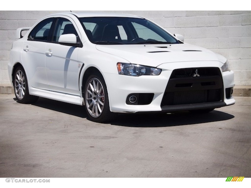 2014 Lancer Evolution GSR - Wicked White / Black photo #1