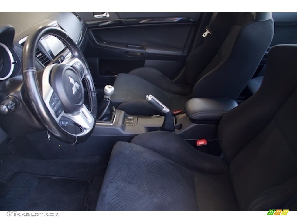 2014 Lancer Evolution GSR - Wicked White / Black photo #3