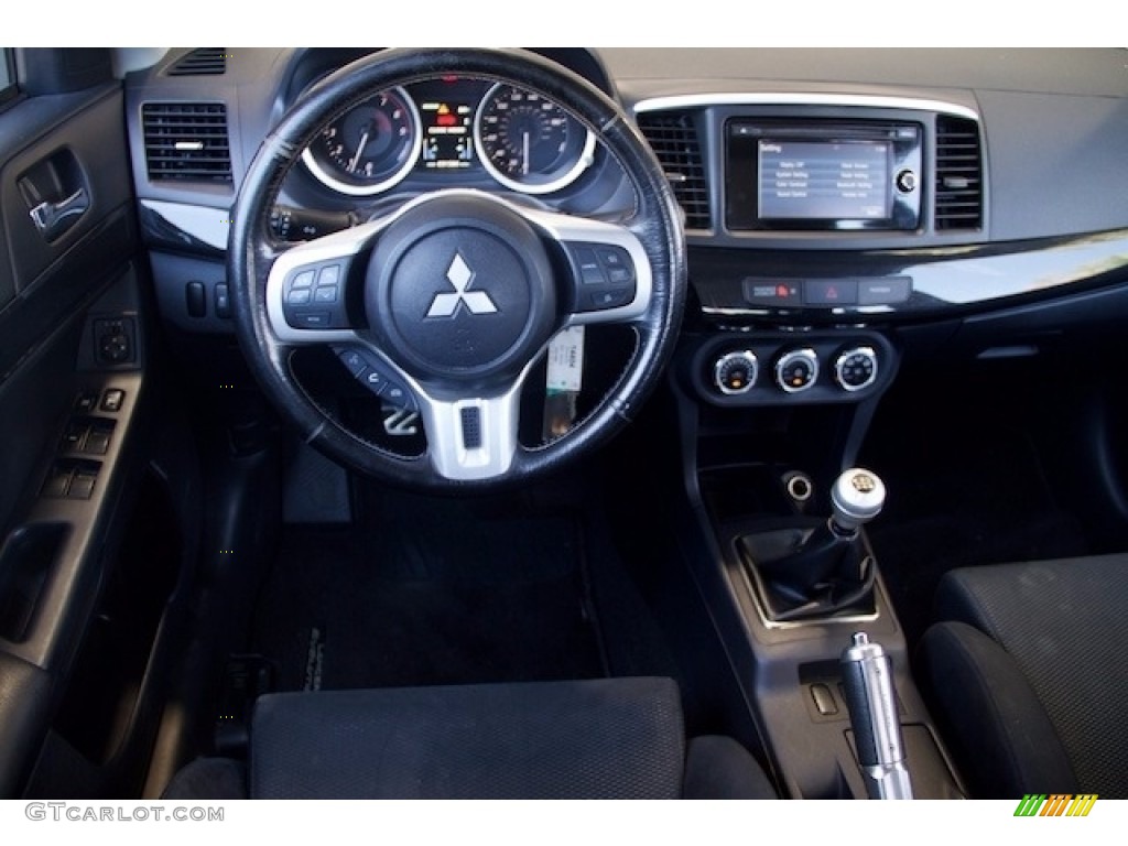 2014 Lancer Evolution GSR - Wicked White / Black photo #5