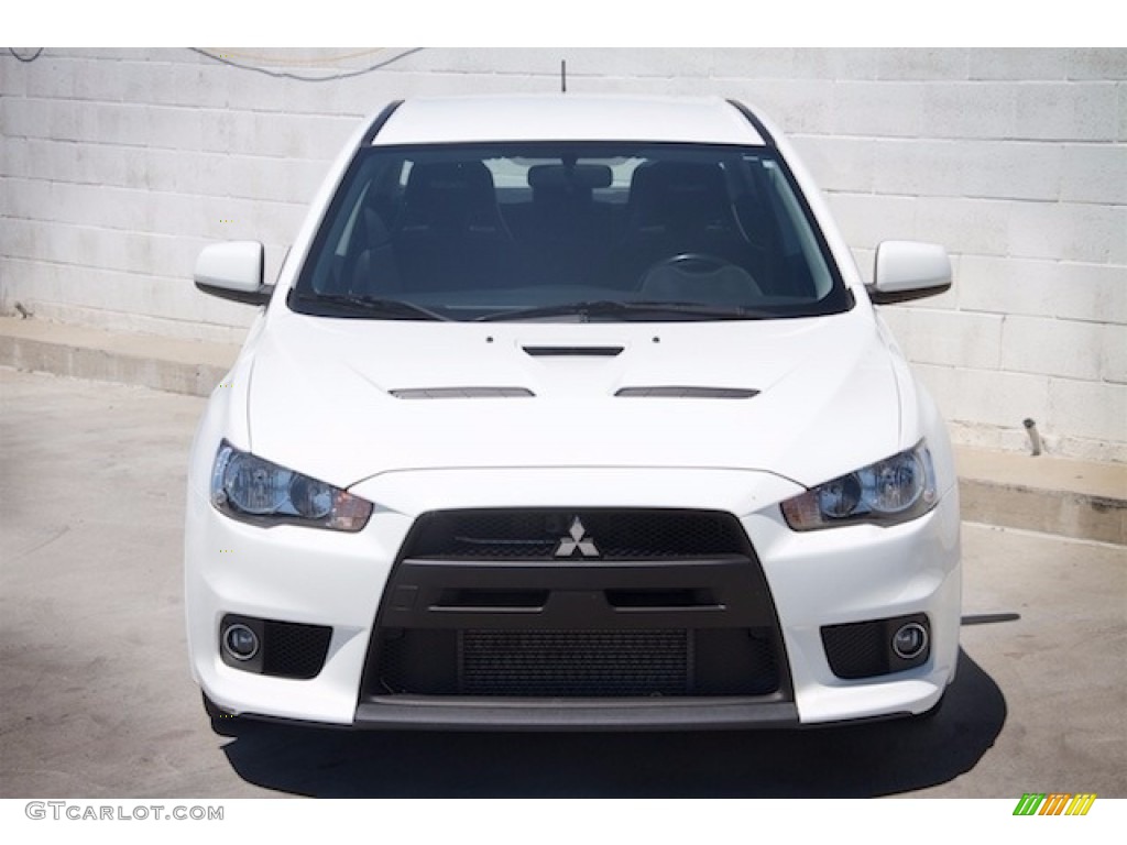 2014 Lancer Evolution GSR - Wicked White / Black photo #7