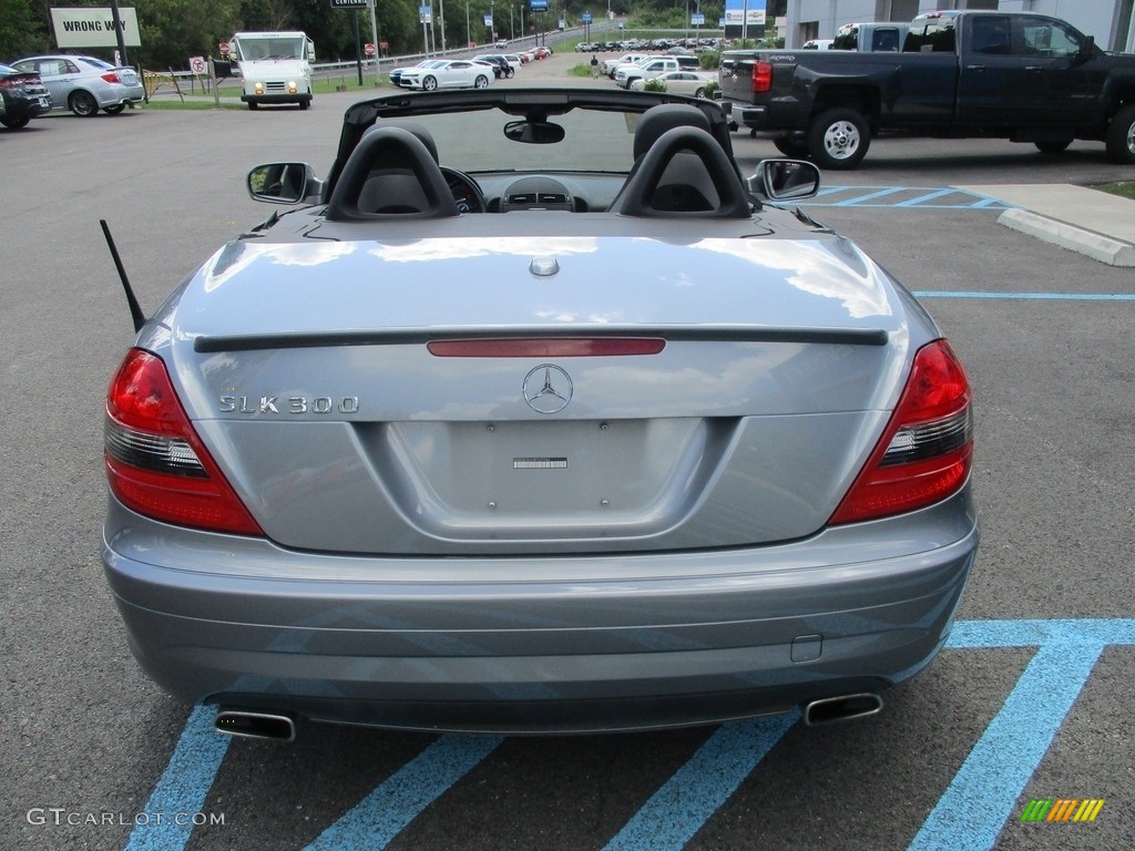 2011 SLK 300 Roadster - Palladium Silver Metallic / Black photo #5
