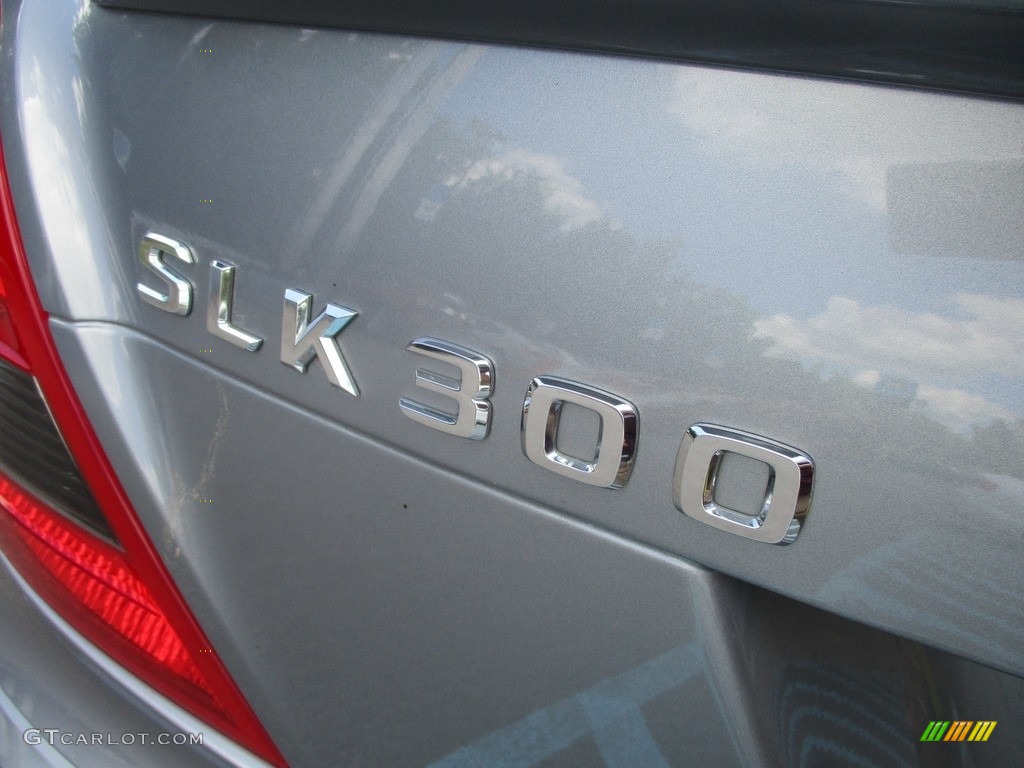 2011 SLK 300 Roadster - Palladium Silver Metallic / Black photo #8