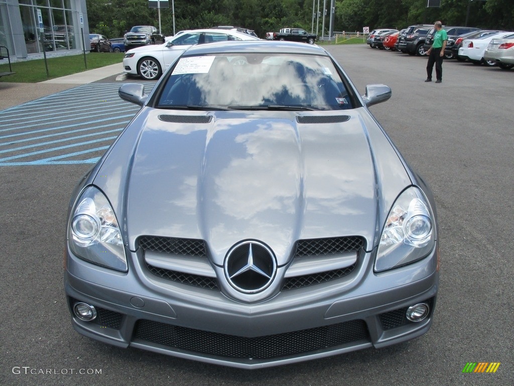 2011 SLK 300 Roadster - Palladium Silver Metallic / Black photo #37