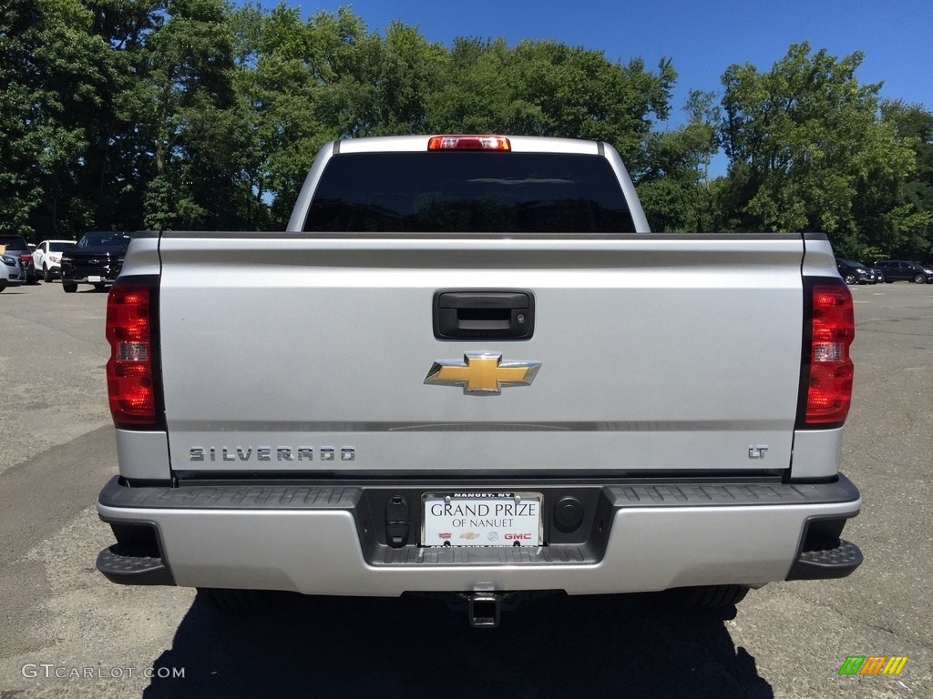 2017 Silverado 1500 LT Crew Cab 4x4 - Silver Ice Metallic / Jet Black photo #5