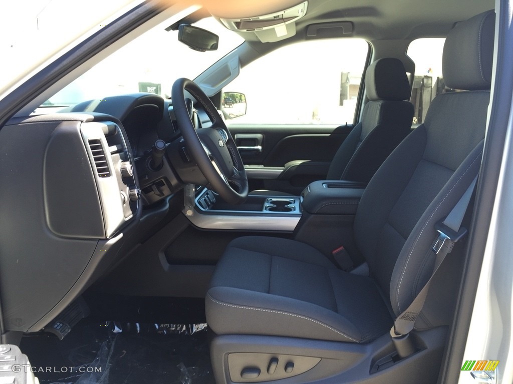 2017 Silverado 1500 LT Crew Cab 4x4 - Silver Ice Metallic / Jet Black photo #9