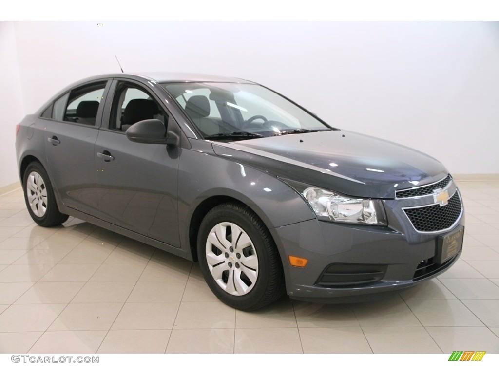 2013 Cruze LS - Cyber Gray Metallic / Jet Black/Medium Titanium photo #1