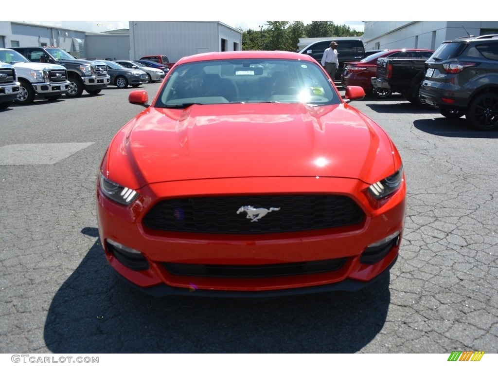 2017 Mustang V6 Coupe - Race Red / Ebony photo #4