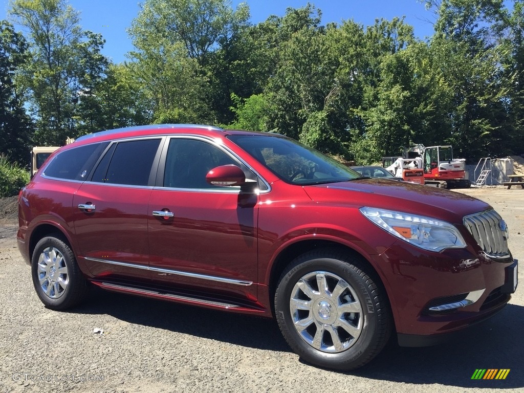 Crimson Red Tintcoat 2017 Buick Enclave Leather AWD Exterior Photo #115238137