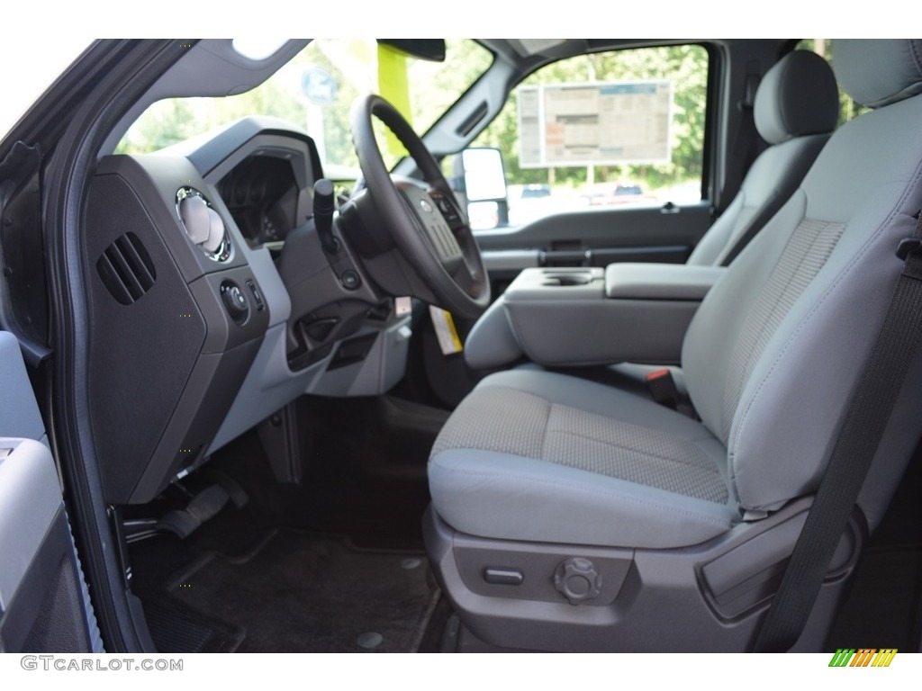 2016 F250 Super Duty XLT Crew Cab 4x4 - Magnetic Metallic / Steel photo #8