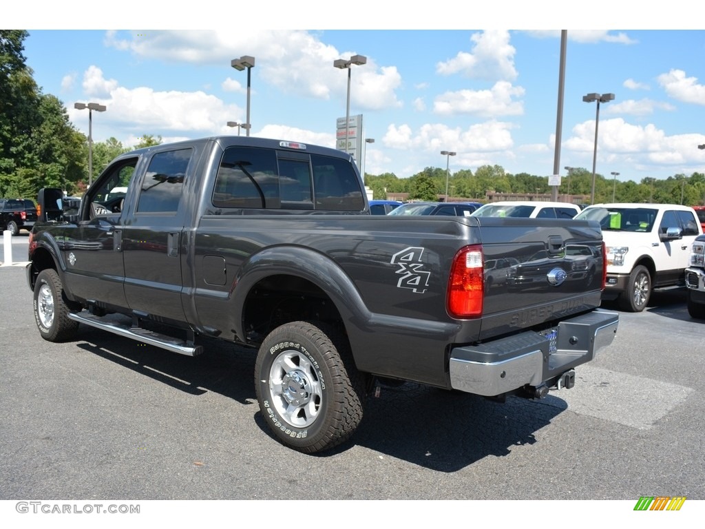 2016 F250 Super Duty XLT Crew Cab 4x4 - Magnetic Metallic / Steel photo #18
