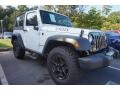 2015 Bright White Jeep Wrangler Willys Wheeler 4x4  photo #4