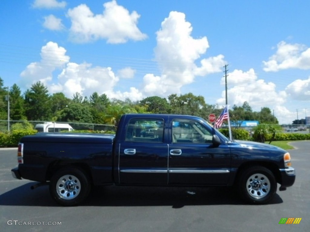 2006 Sierra 1500 SL Crew Cab - Deep Blue Metallic / Neutral photo #9