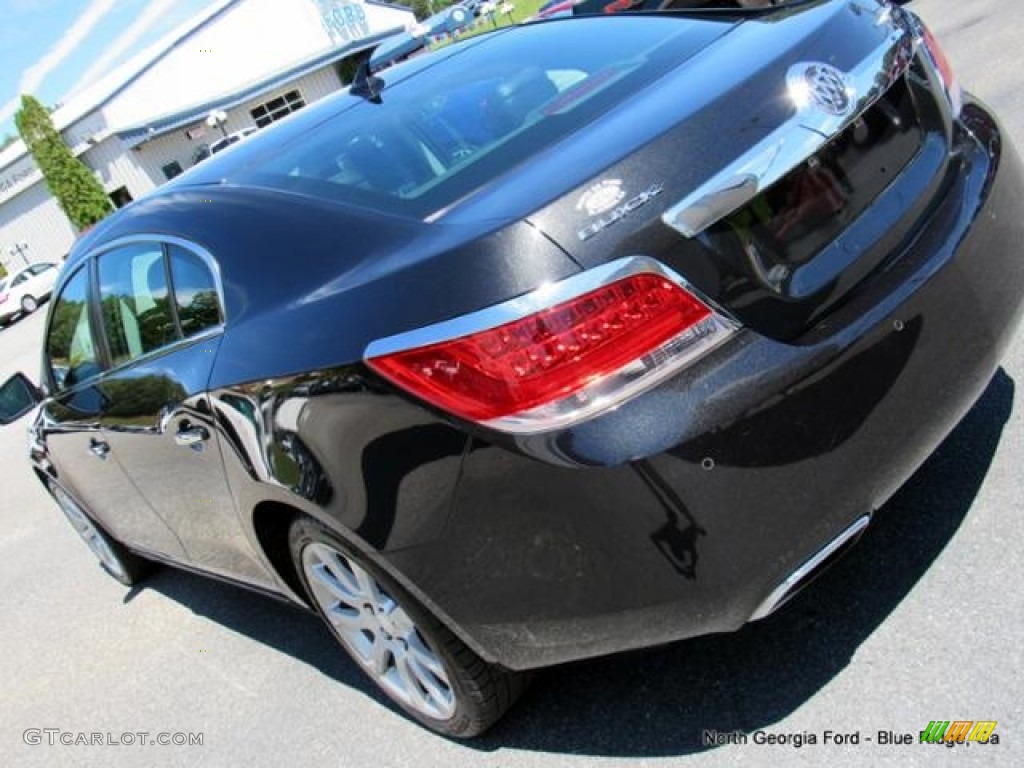 2011 LaCrosse CXS - Carbon Black Metallic / Ebony photo #37