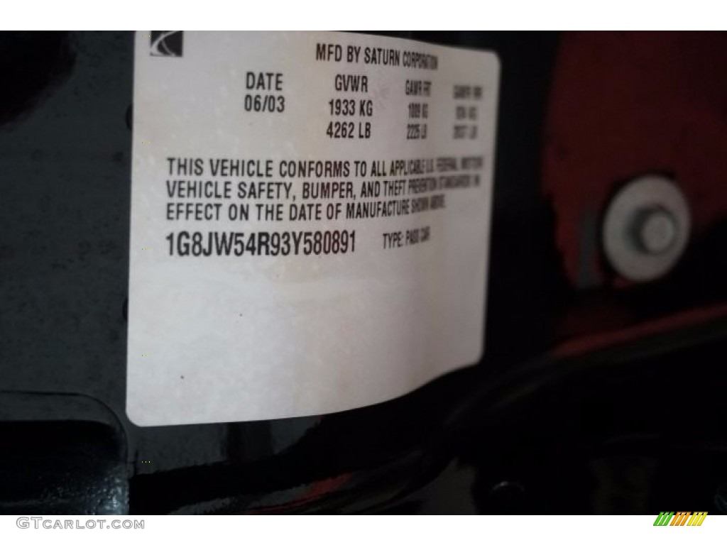 2003 L Series L300 Sedan - Black / Gray photo #14
