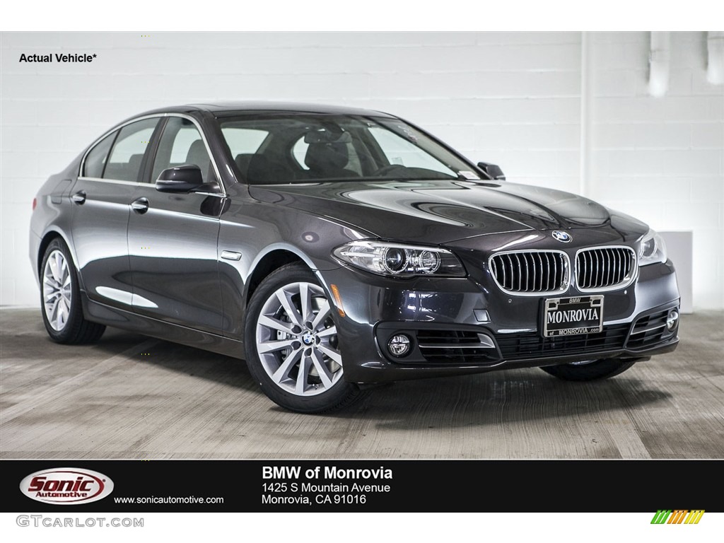 2016 5 Series 535i Sedan - Dark Graphite Metallic / Black photo #1
