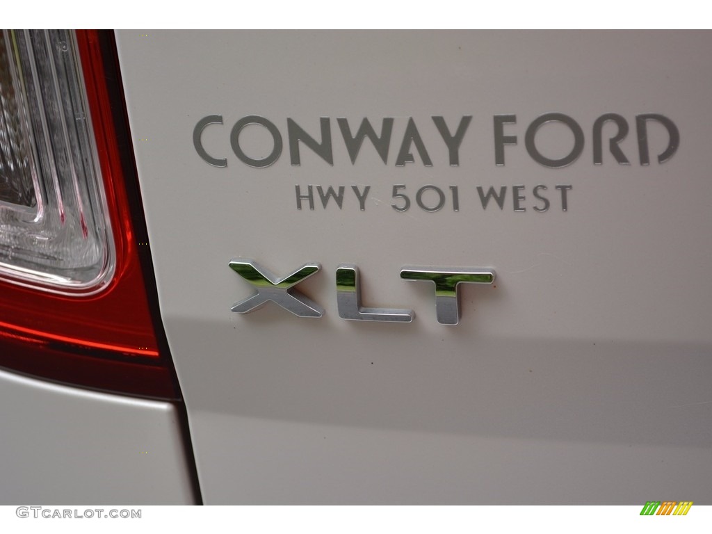 2014 Explorer XLT - White Platinum / Charcoal Black photo #6