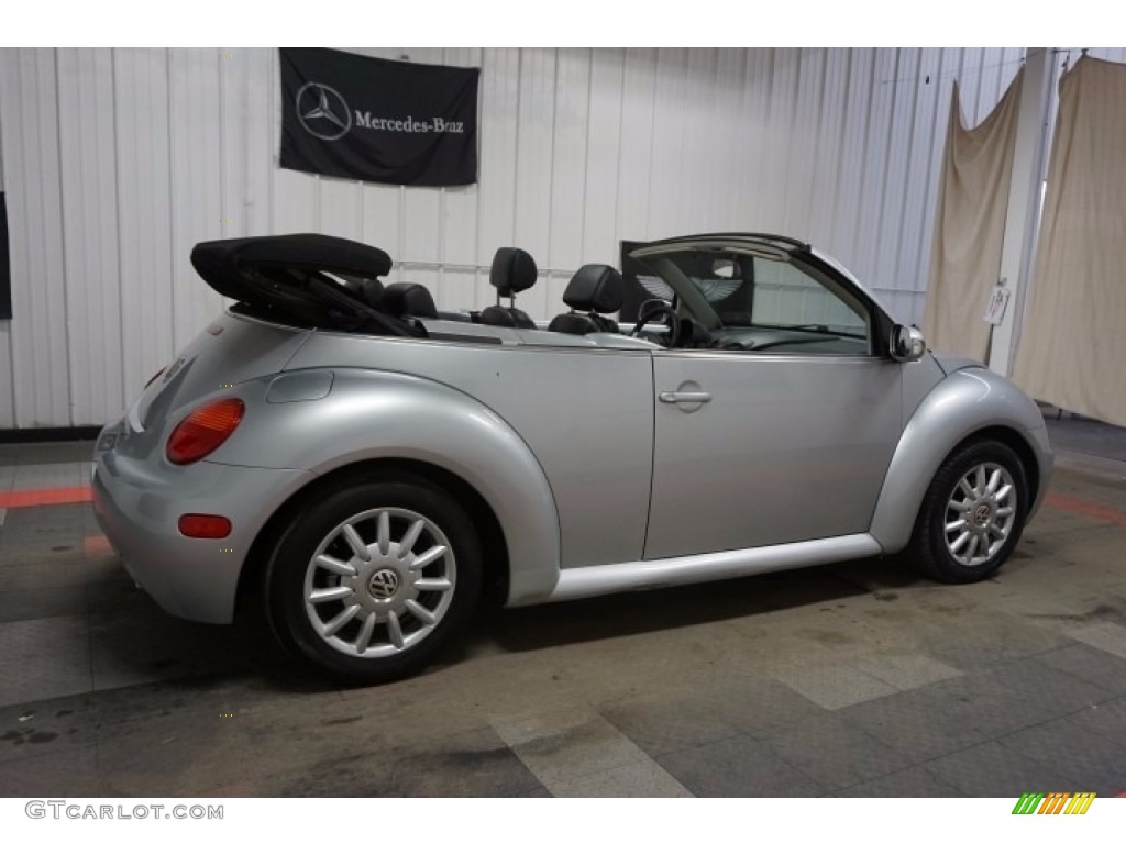 2004 New Beetle GLS Convertible - Reflex Silver Metallic / Black photo #7