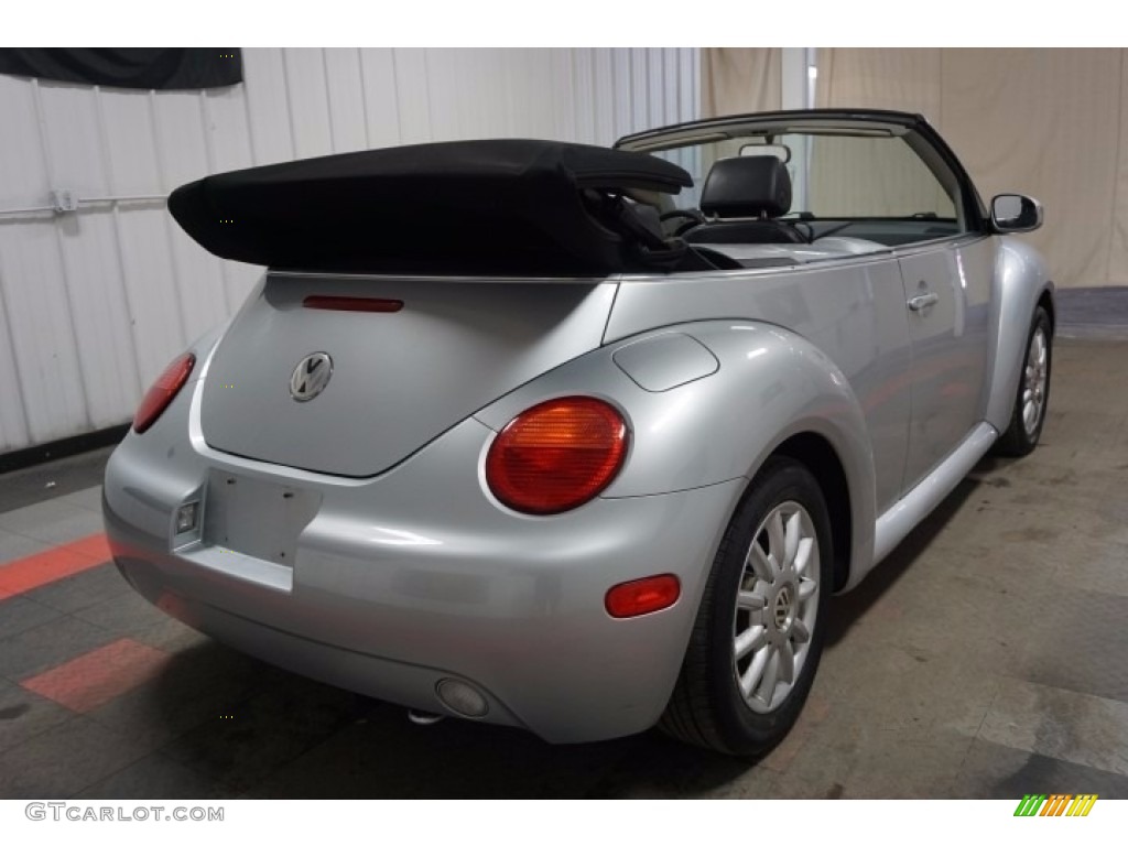 2004 New Beetle GLS Convertible - Reflex Silver Metallic / Black photo #8