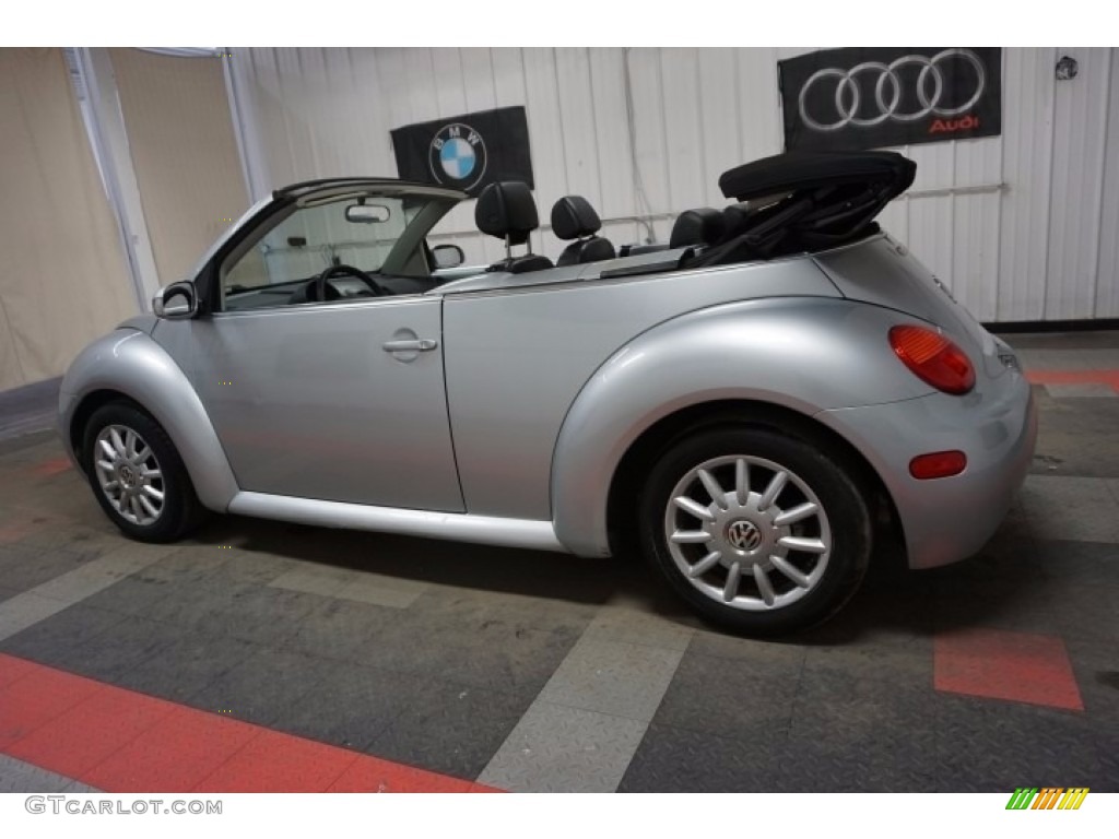 2004 New Beetle GLS Convertible - Reflex Silver Metallic / Black photo #11