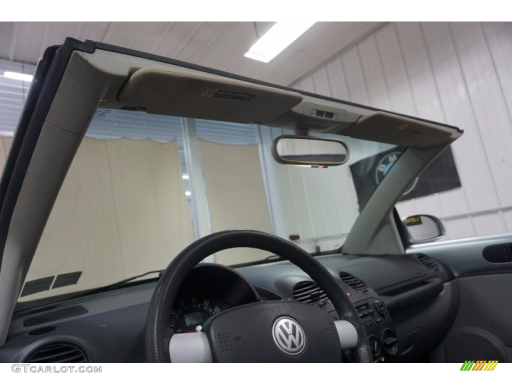 2004 New Beetle GLS Convertible - Reflex Silver Metallic / Black photo #22