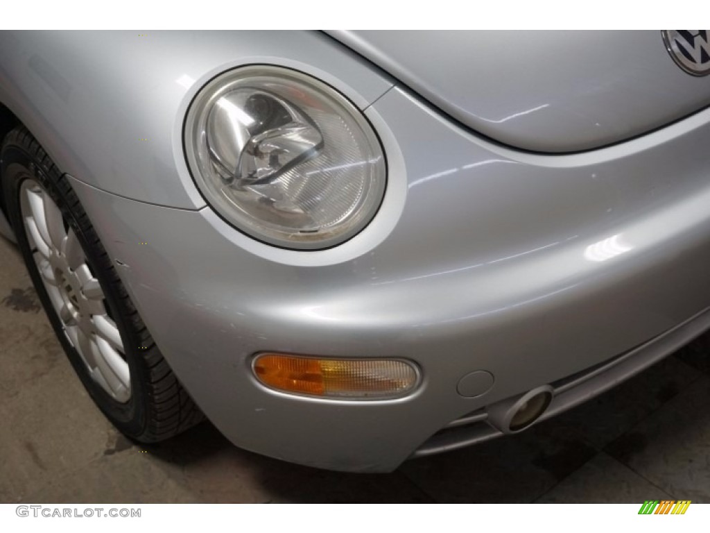 2004 New Beetle GLS Convertible - Reflex Silver Metallic / Black photo #41