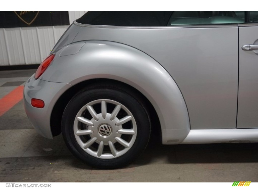 2004 New Beetle GLS Convertible - Reflex Silver Metallic / Black photo #50