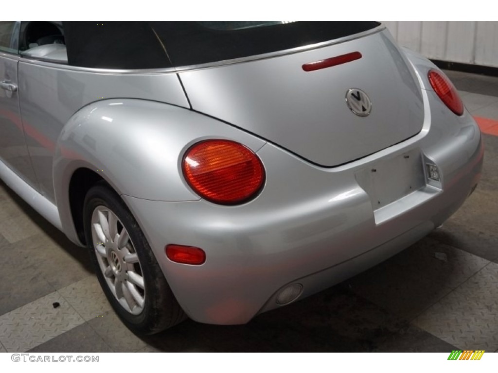 2004 New Beetle GLS Convertible - Reflex Silver Metallic / Black photo #55