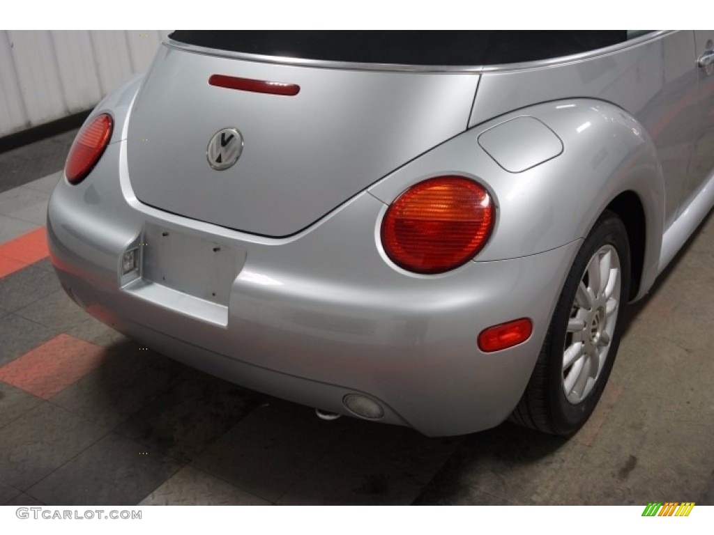 2004 New Beetle GLS Convertible - Reflex Silver Metallic / Black photo #56