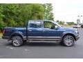 2016 Blue Jeans Ford F150 Lariat SuperCrew 4x4  photo #2