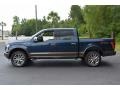 2016 Blue Jeans Ford F150 Lariat SuperCrew 4x4  photo #11