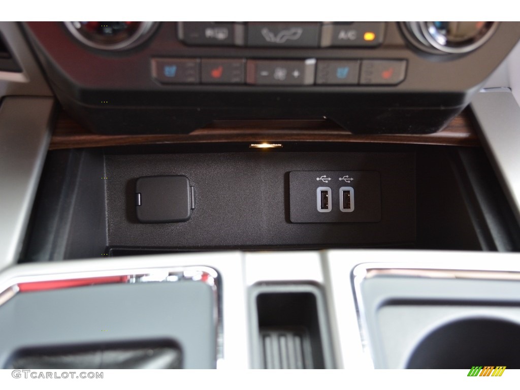 2016 F150 Lariat SuperCrew 4x4 - Blue Jeans / Medium Light Camel photo #41