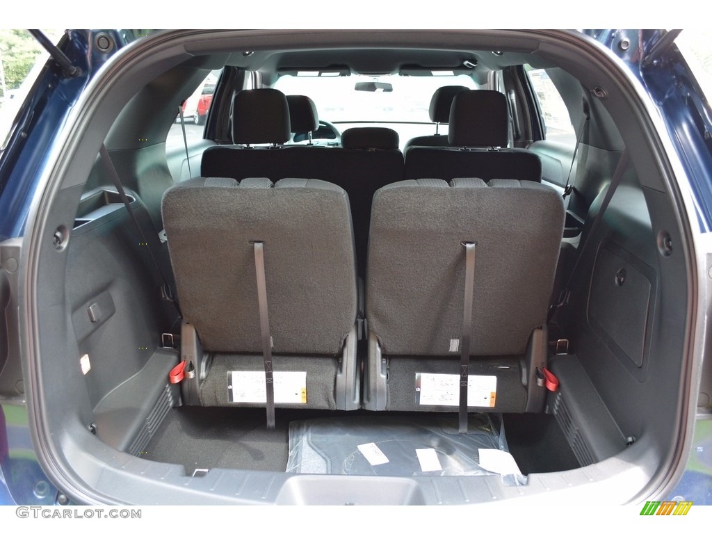 2017 Explorer XLT - Blue Jeans / Ebony Black photo #7