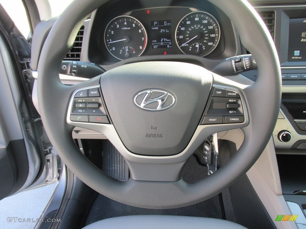 2017 Elantra SE - Gray / Gray photo #28